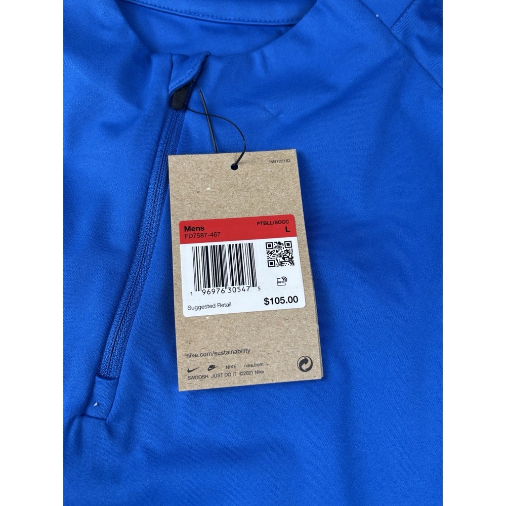 Nike Storm-Fit Strike 24 Drill Top 1/4 Zip Pullover Jacket FD7587-467 Size Large - Picture 3 of 7
